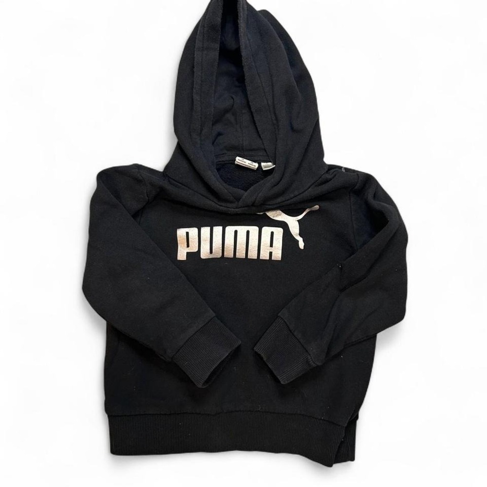 Puma‎ size 3/4 toddlers black/white EUC